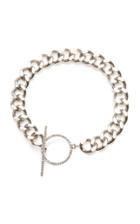 Isabel Marant Surpraluminique Silver-tone Crystal Necklace