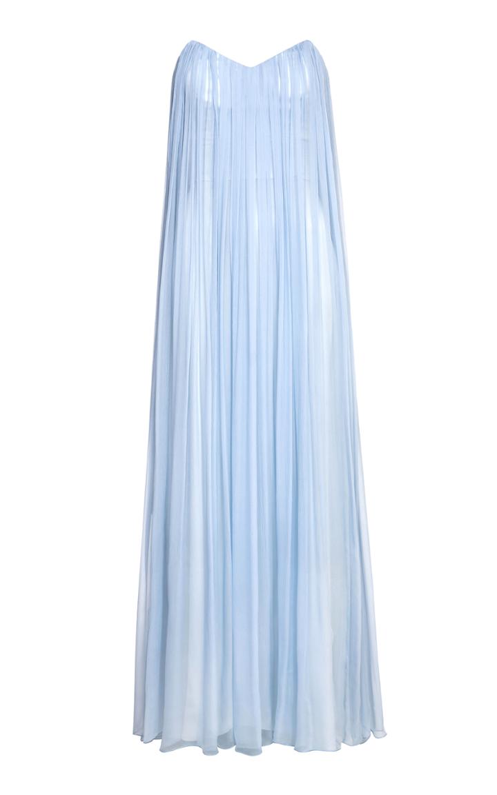 Lilli Jahilo Lupita Strapless Silk Gown