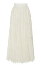 Zimmermann Linen Lace Maxi Skirt