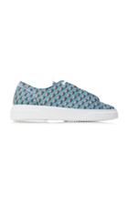 By Walid Sultan Printed Cotton-canvas Low-top Sneakers