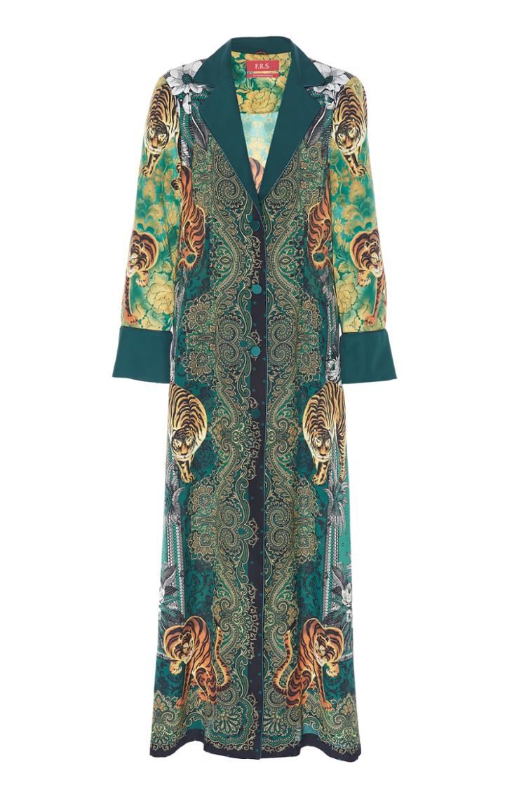 For Restless Sleepers Notte Silk Crepe Dress