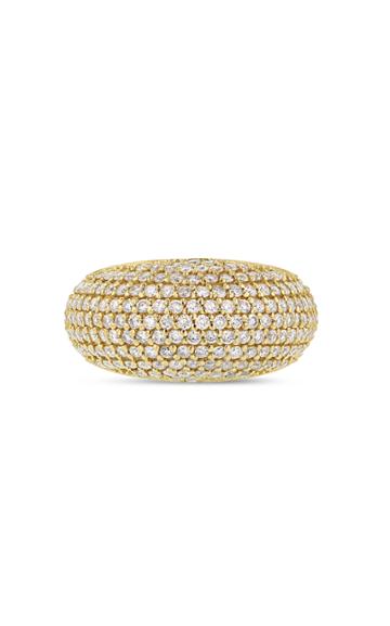 Moda Operandi Grace Lee 14k Yellow Gold Pave Demi-globe Ring