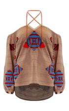 Mochi Dassin Embroidered Knit Top