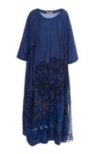 Pro Embroidered Silk Maxi Dress