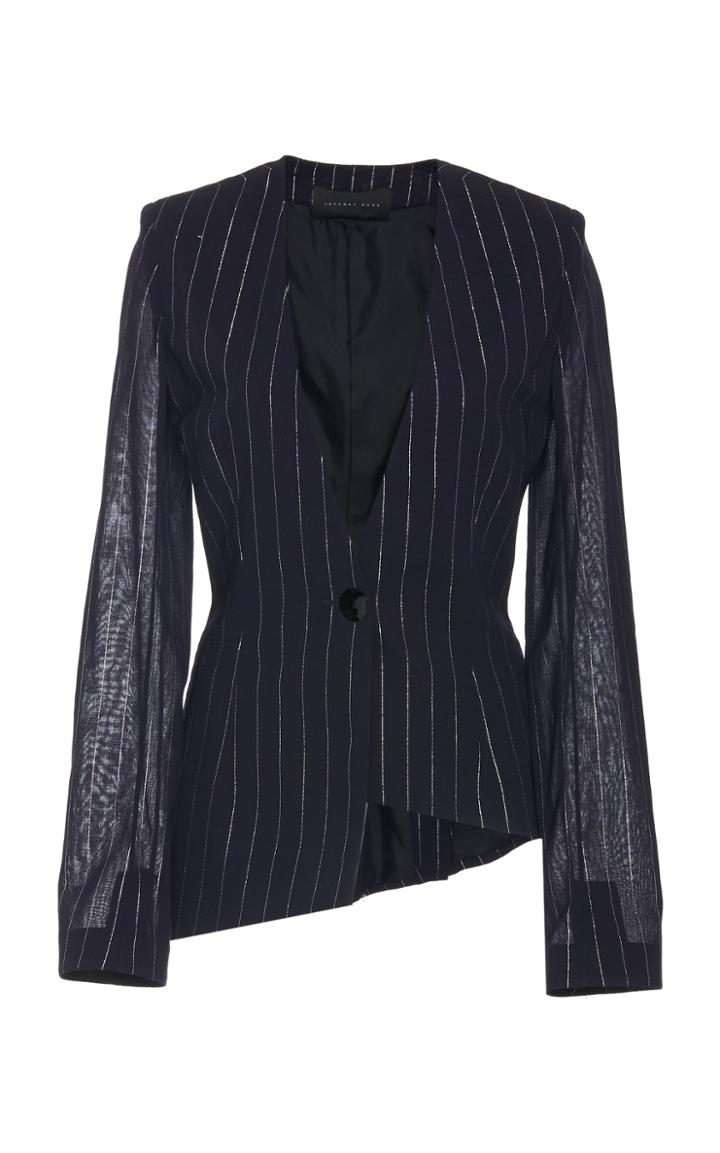 Jeffrey Dodd Asymmetric Tailored Wool Jacket