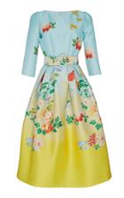 Andrew Gn Floral Woven Dress