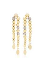 Sarah Magid Jewelry Weeping Dot Gold-plated Swarovski Crystal Drop Earrings