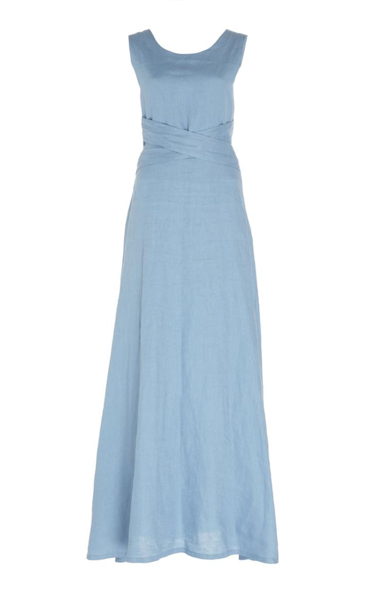 Albus Lumen Lima Linen Maxi Dress