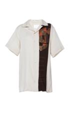 Telfar Single-stripe Cotton Twill Bowling Shirt