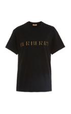 Burberry Sabeto Logo Cotton-jersey T-shirt