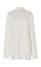 Jil Sander Button-up Linen Shirt