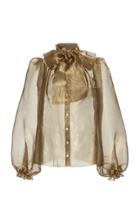 Dolce & Gabbana Sheer Button-up Organza Shirt