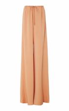 Oday Shakar Crepe Satin Wide Leg Pant