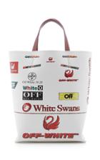 Off-white C/o Virgil Abloh Multilogo Leather Tote