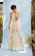 Moda Operandi Nevenka Fierce Lace Halter Dress