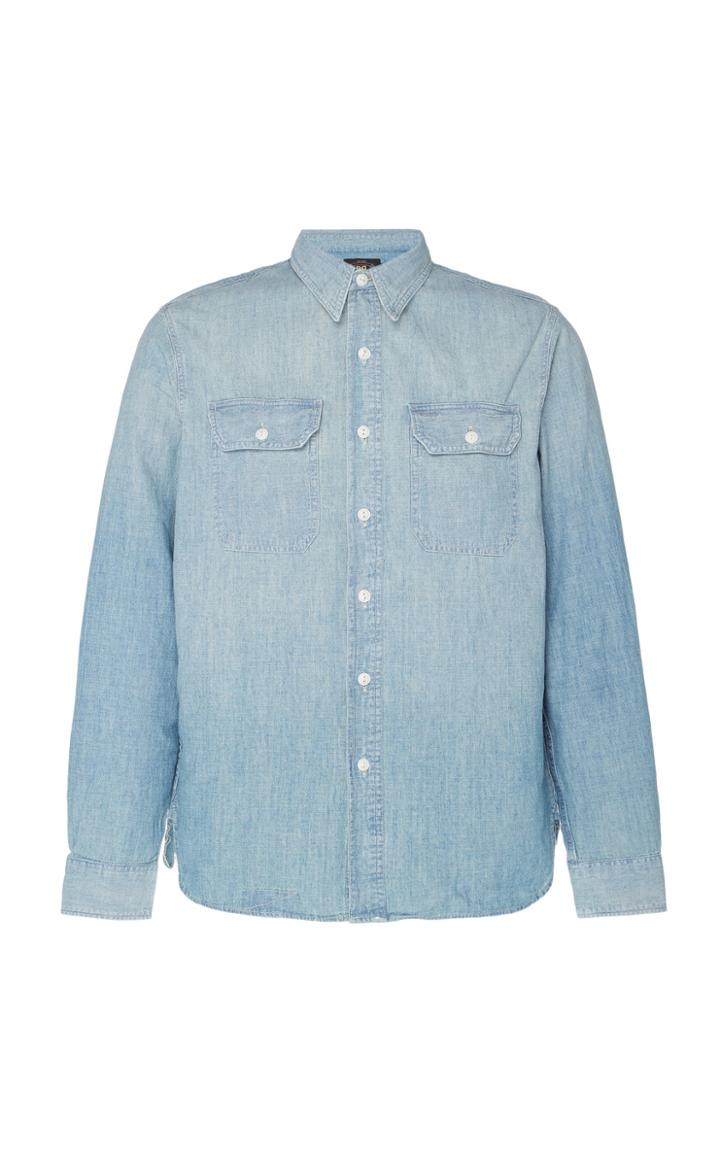 Rrl Illinois Denim Work Shirt