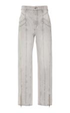 Isabel Marant Kelissa Rigid High-rise Straight-leg Jeans