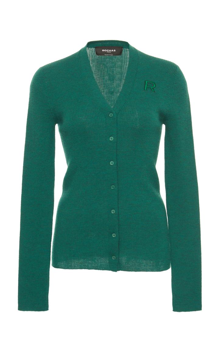 Rochas V Neck Cardigan