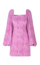 Stine Goya Clem Square Neck Cap Sleeve Mini Dress