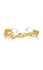 Ofira 18k Gold And Diamond Rosecut Vine Cuff
