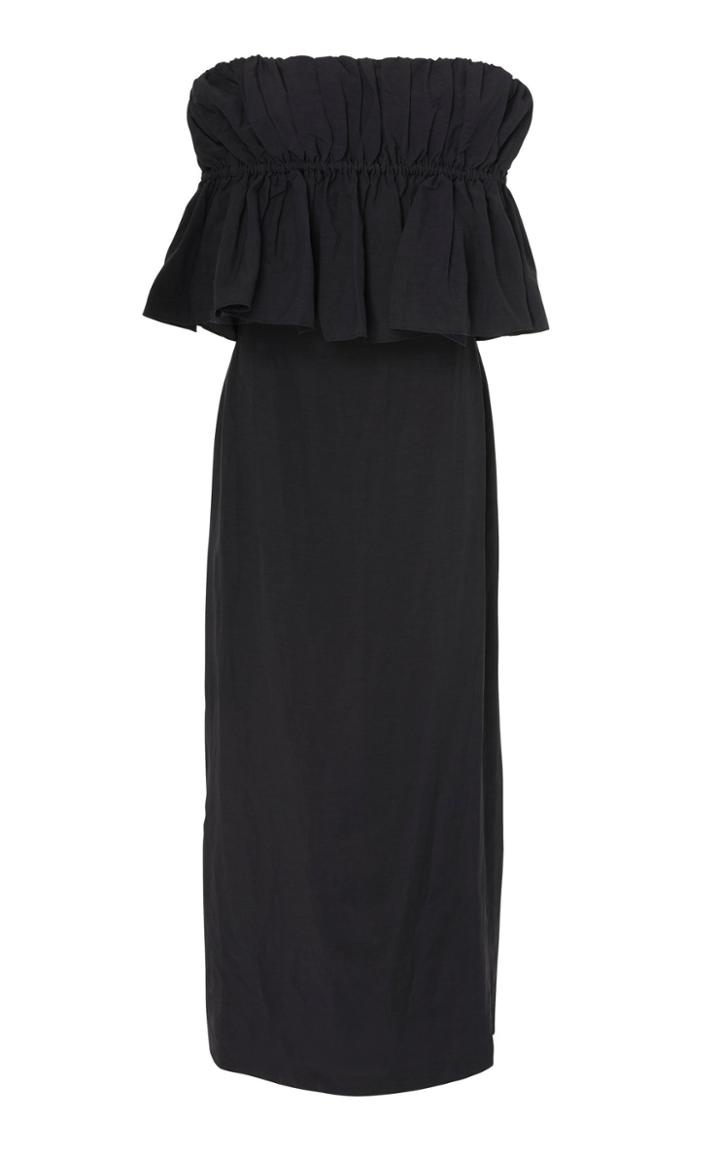 Rejina Pyo Mina Off-the-shoulder Ruffled Linen Maxi Dress
