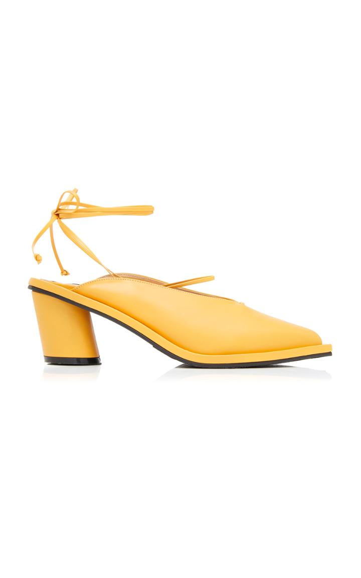 Reike Nen Leather Block Heel Pumps