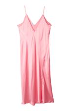 Tuinch Satin Spaghetti Strap Midi Dress