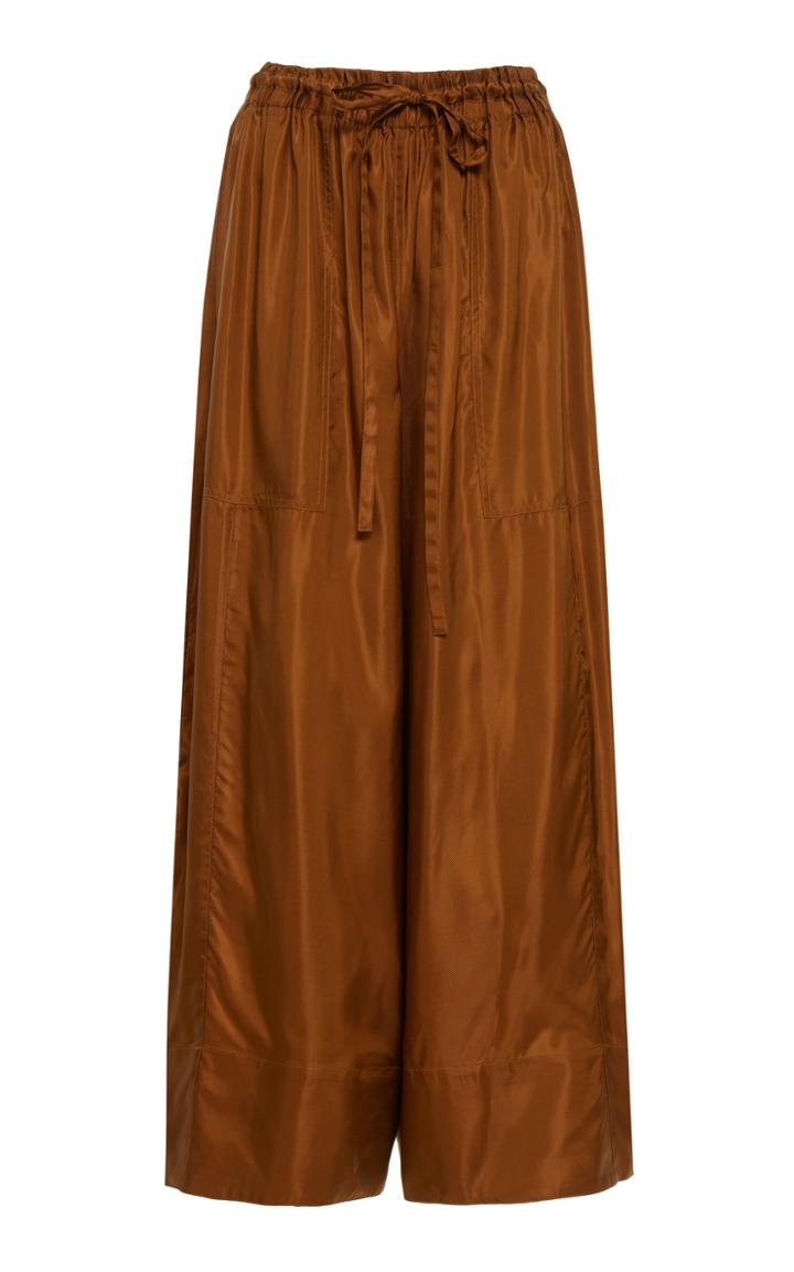 Moda Operandi Lee Mathews Rommie Twill Drawstring Wide-leg Pants Size: 0