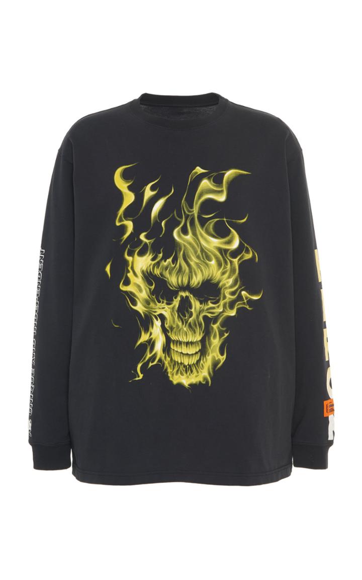 Heron Preston Long-sleeved Graphic Tee
