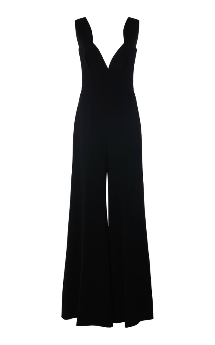 Emilia Wickstead Rosabel Stretch-crepe Wide-leg Jumpsuit