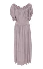 Co Gathered Neck Dress