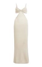 Cult Gaia Serita Ribbed Cotton-blend Maxi Dress