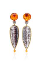 Daria De Koning Caliente 18k Yellow Gold Multi-stone Earrings