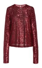 Naeem Khan Sequined Blouse