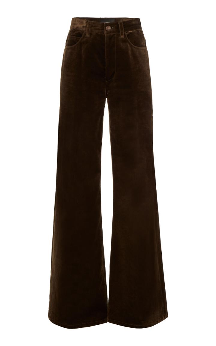Moda Operandi Marc Jacobs Velvet High-rise Flared Jeans Size: 0