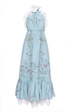 Nevenka Loyalty Halter Embroidered Cotton Dress