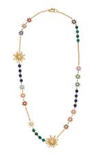 Colette Jewelry Portia 18k Gold, Enamel And Diamond Necklace
