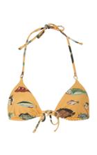 Agua By Agua Bendita Lolita Printed Triangle Bikini Top