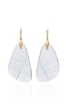 Annette Ferdinandsen M'o Exclusive: One-of-a-kind Aquamarine Tropical Wing Earrings