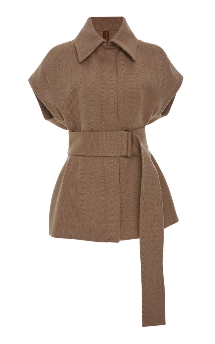 Victoria Beckham Tulip Peplum Gilet