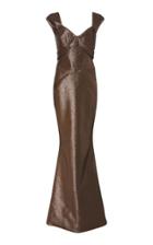 Zac Posen Cap Sleeve Gown