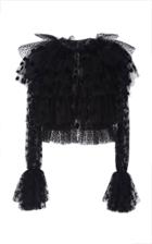Erdem Stefania Cropped Tulle Jacket