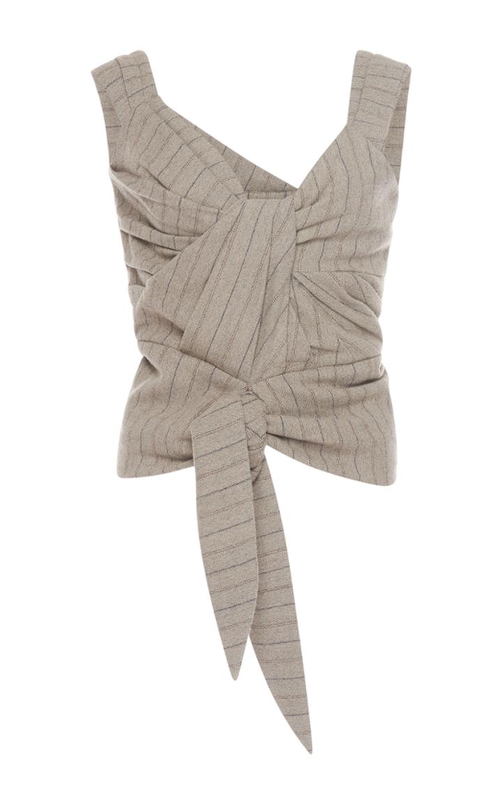 Isabel Marant Kent Twisted Flannel Top