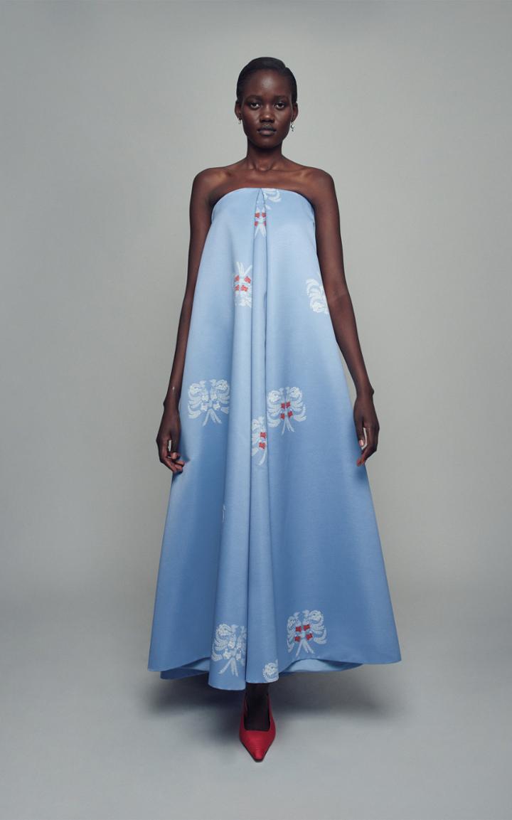 Moda Operandi Emilia Wickstead Emer Printed Cady Dress