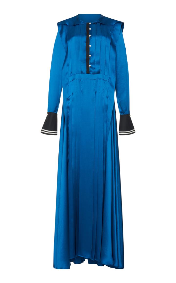 Philosophy Di Lorenzo Serafini Silk Pleated Dress