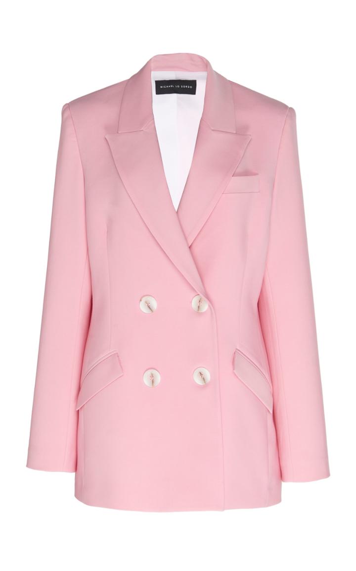 Moda Operandi Michael Lo Sordo Wool Double-breasted Blazer Size: 6