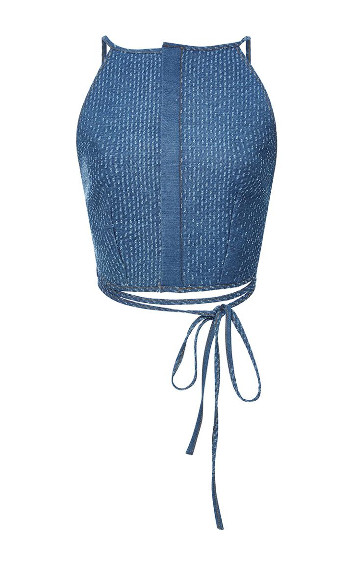 Area Tie Halter Top