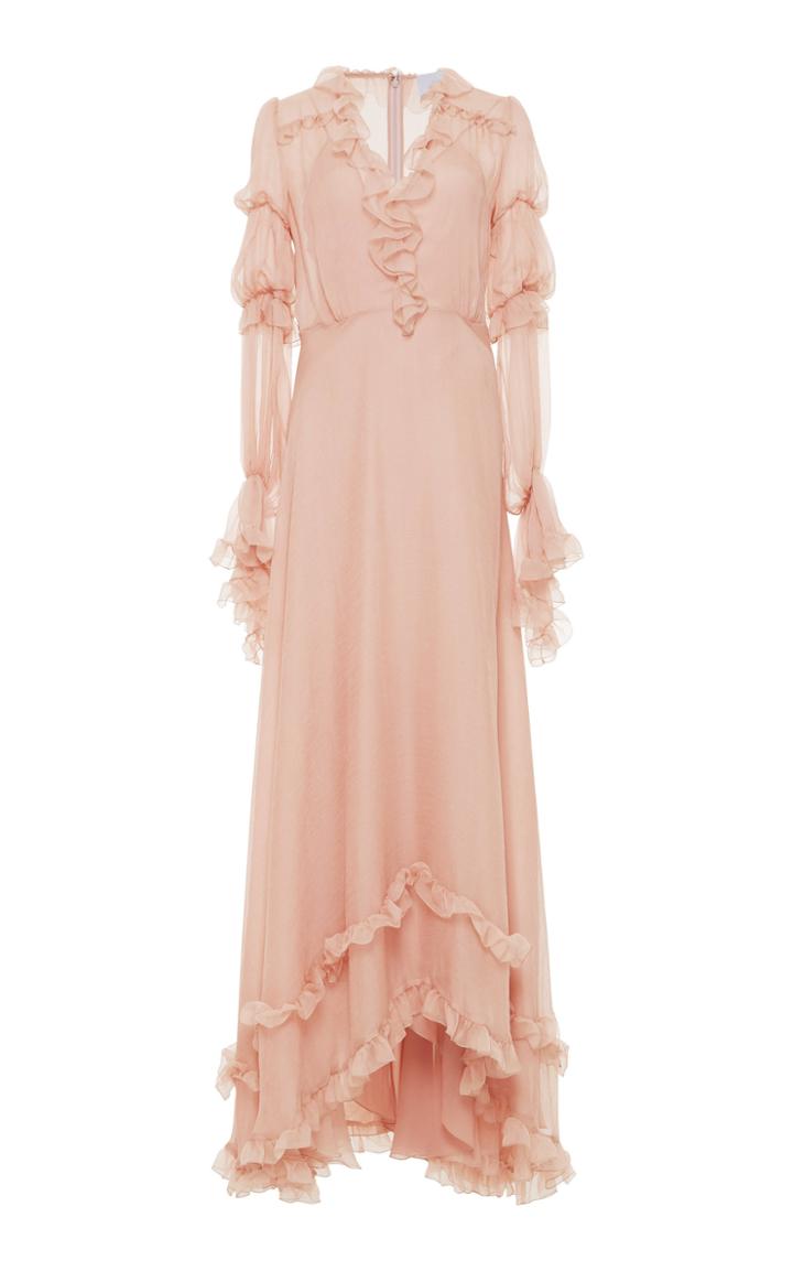 Luisa Beccaria Flounce Full Length Dress