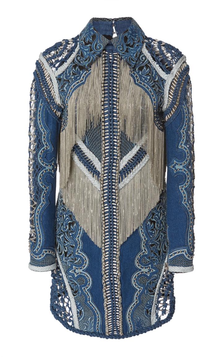 Balmain Fringe Dress