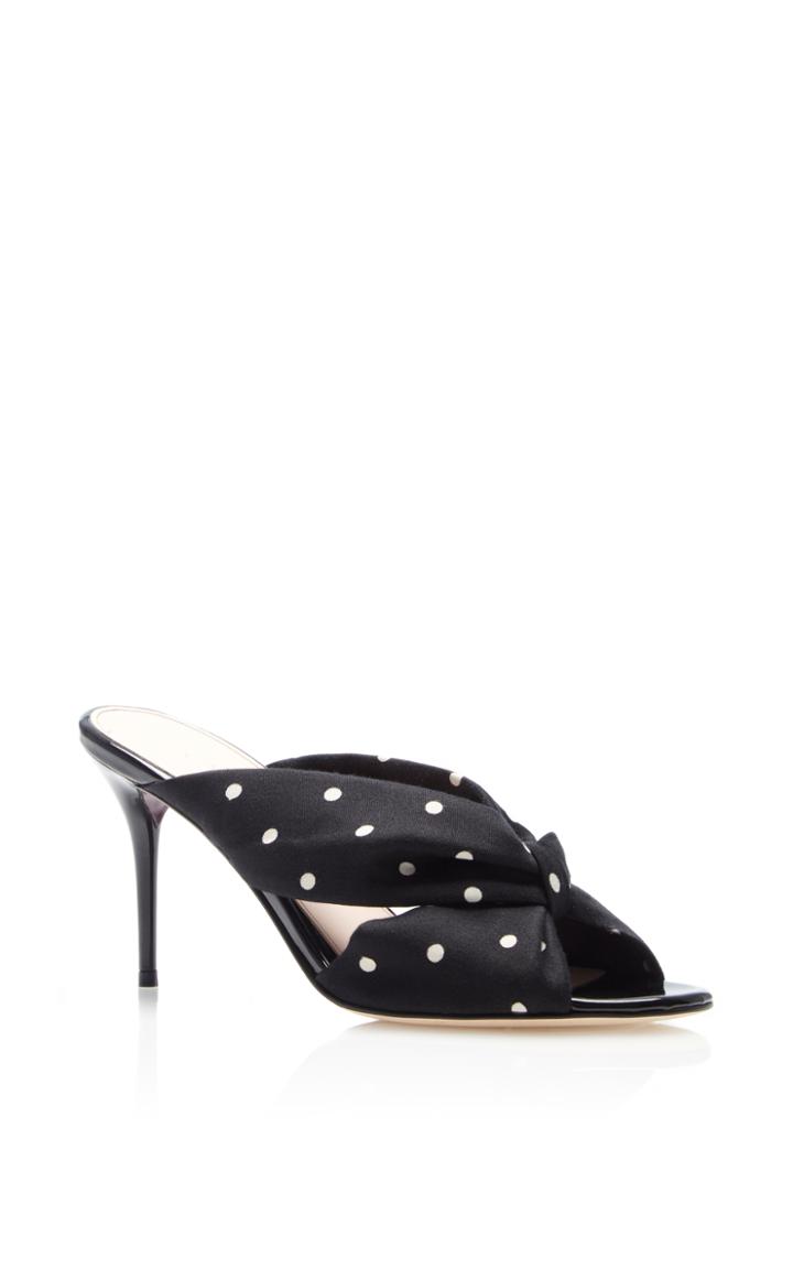 Oscar De La Renta Glenn Polka-dot Mule